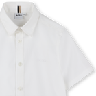 Plain cotton shirt BOSS 
                    BOY