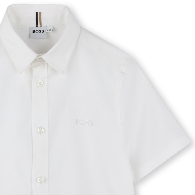 Plain cotton shirt BOSS 
                        BOY