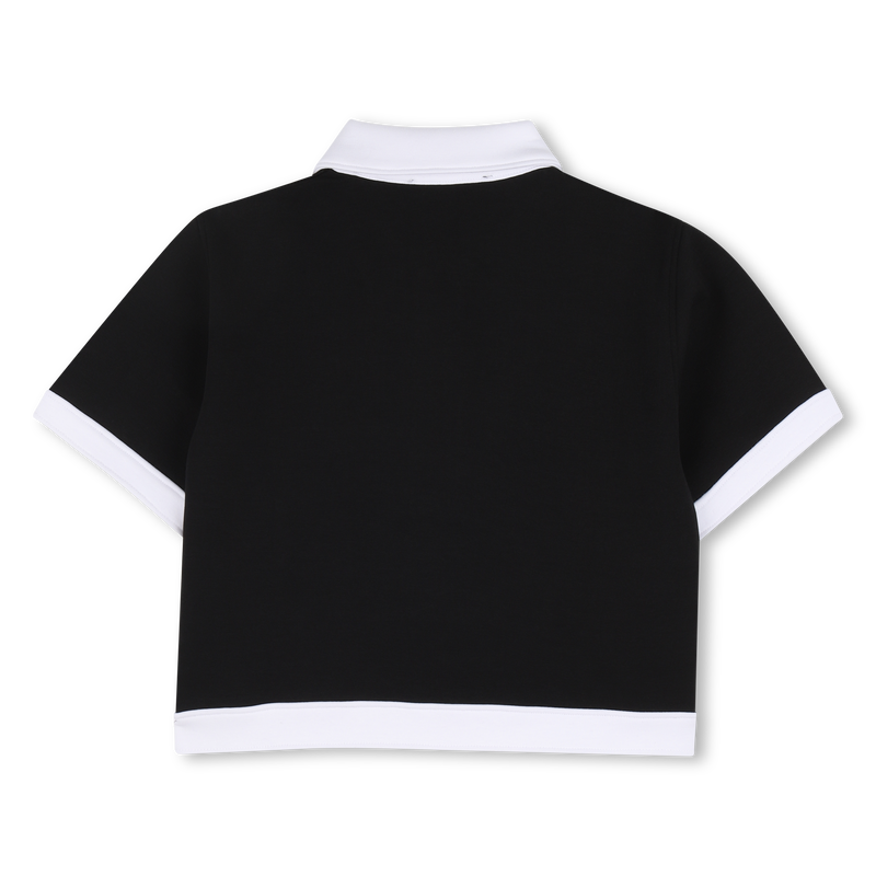SHORT-SLEEVED CARDIGAN KARL LAGERFELD KIDS 
                        GIRL