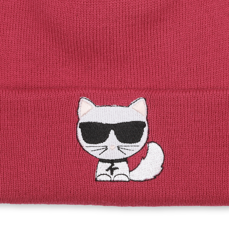 Knitted beanie KARL LAGERFELD KIDS 
                        GIRL
