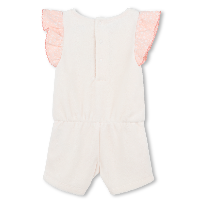 Terry cloth playsuit KENZO KIDS 
                        GIRL