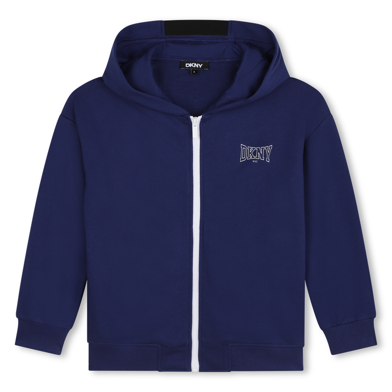 Zip-up hooded sweatshirt DKNY 
                        BOY