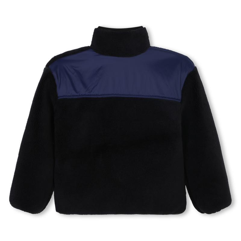 Zip-up bimaterial cardigan TIMBERLAND 
                        BOY