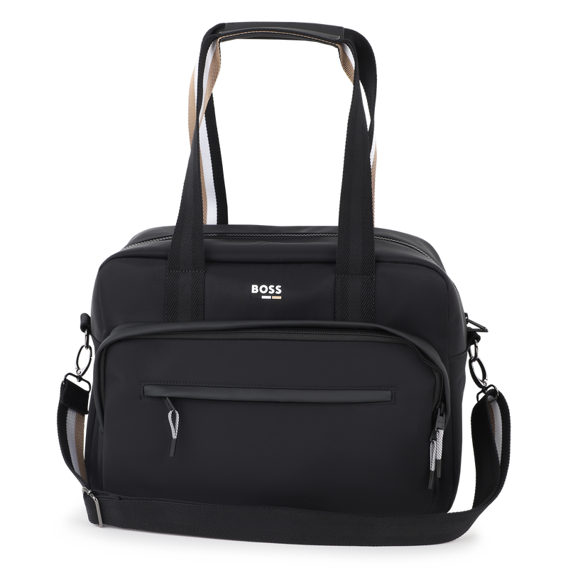 Diaper bag with tricolor laces BOSS 
                        UNISEX