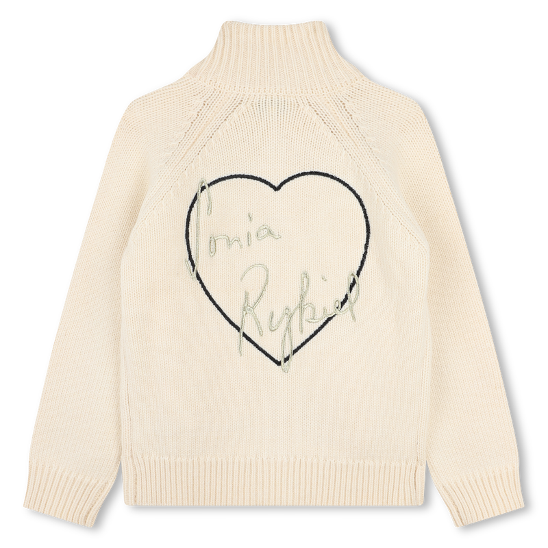Tricot Zipped Sweater SONIA RYKIEL 
                        GIRL