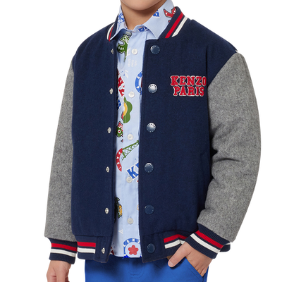 Woollen jacket KENZO KIDS BOY