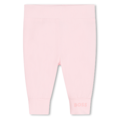Plain leggings with logo BOSS GIRL