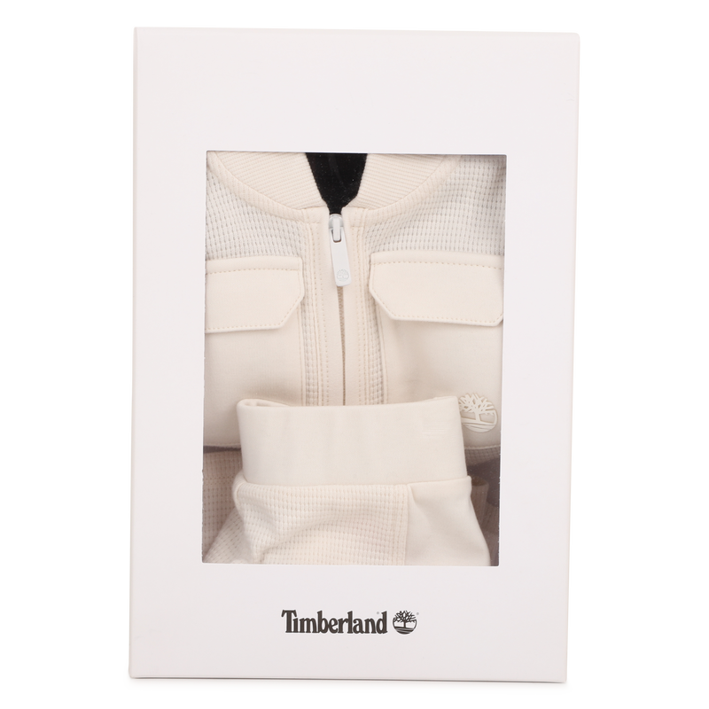 CARDIGAN, T-SHIRT AND SHORTS SET TIMBERLAND 
                        BOY