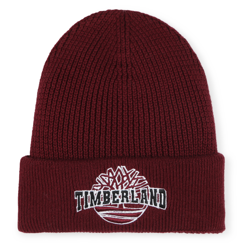 Embroidered knitted hat TIMBERLAND 
                        BOY
