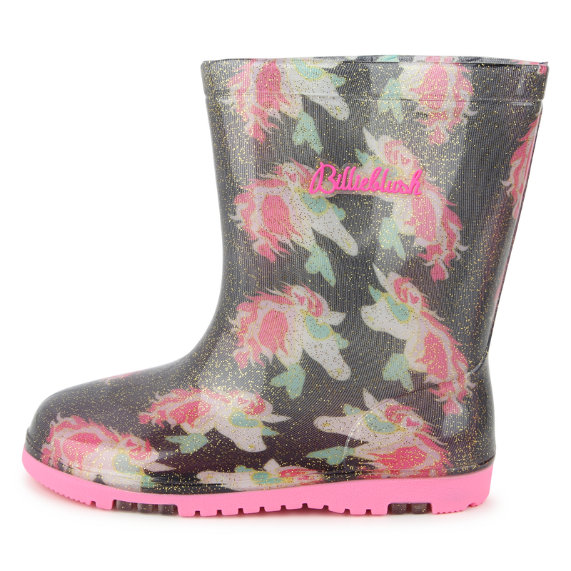 Horse motif rain boots BILLIEBLUSH 
                        GIRL