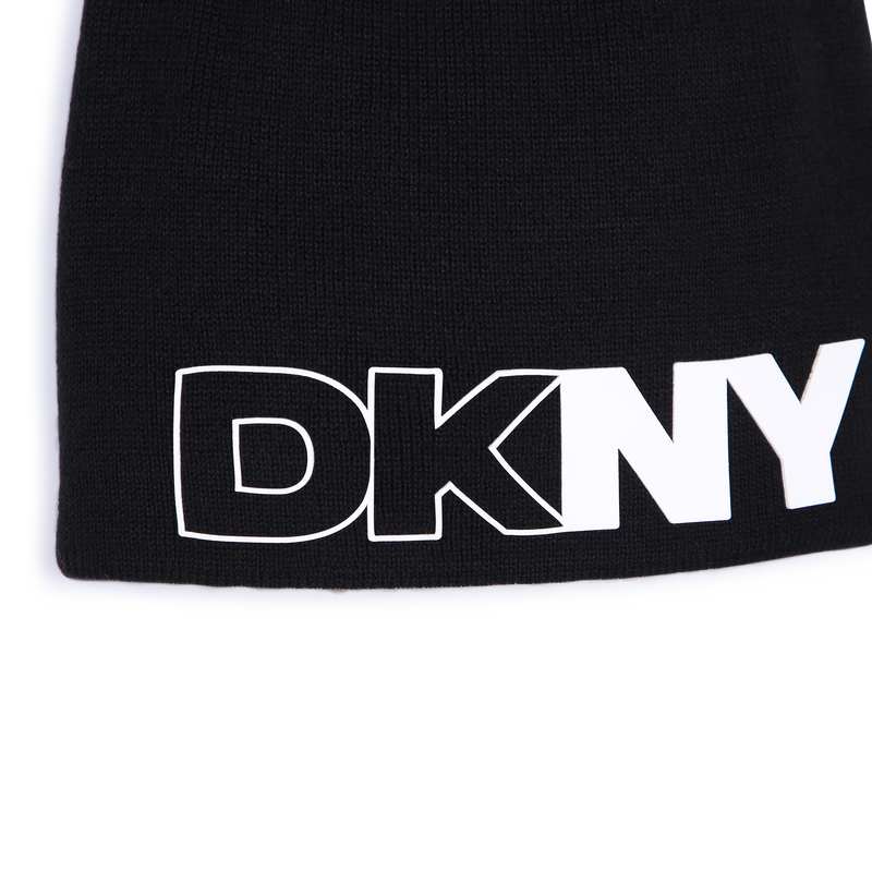 Knitted logo hat DKNY 
                        UNISEX