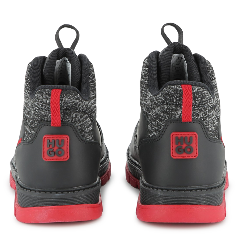 Ankle boots with laces HUGO 
                        BOY