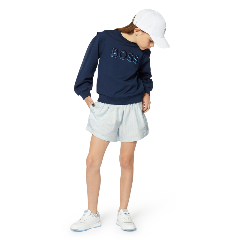 Lace-up dual-fabric trainers BOSS 
                        GIRL