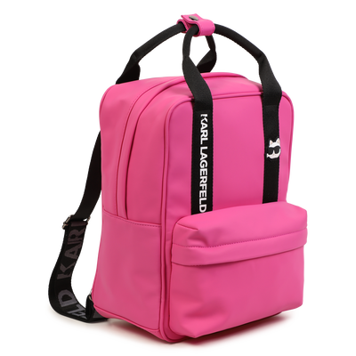Backpack with double handles KARL LAGERFELD KIDS GIRL