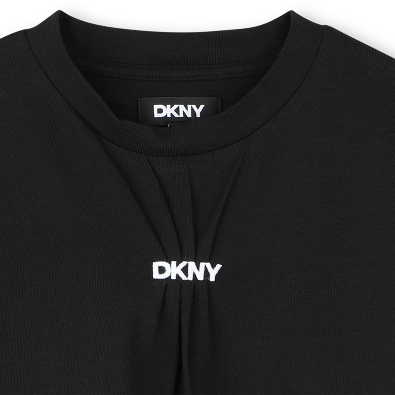 Loose-cut cotton T-shirt DKNY 
                        GIRL