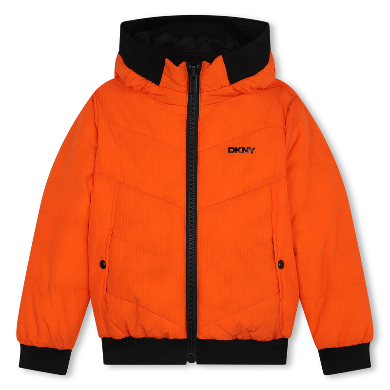 Reversible Hooded Puffer DKNY 
                        BOY