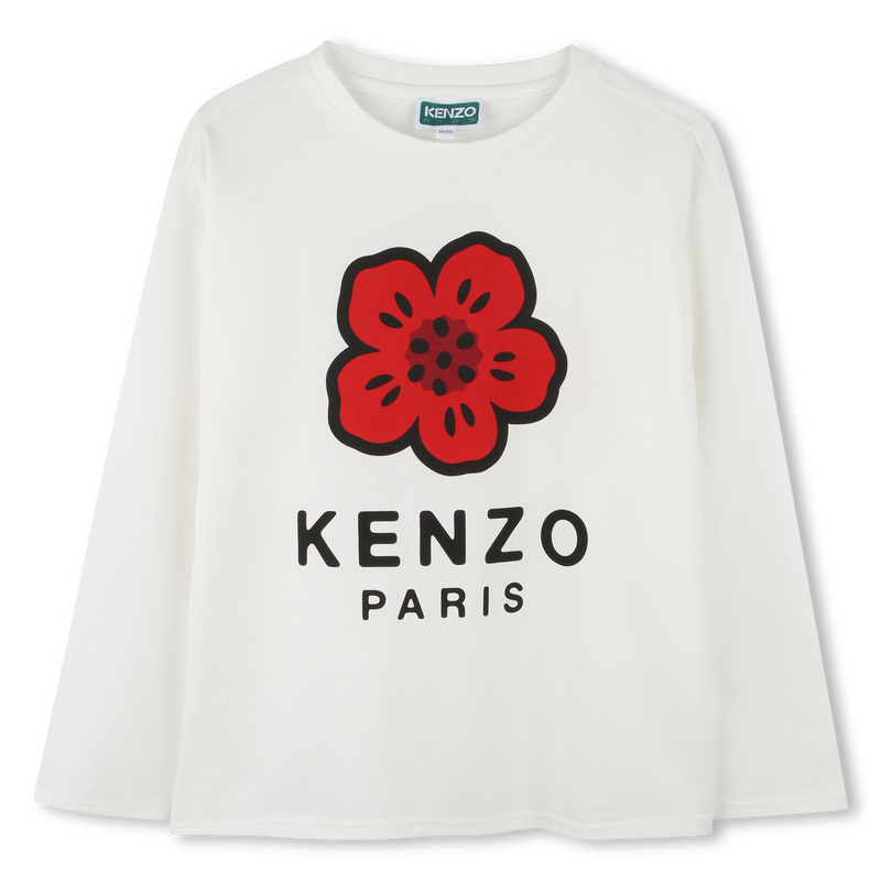 Long-sleeved jersey T-shirt KENZO KIDS 
                        UNISEX