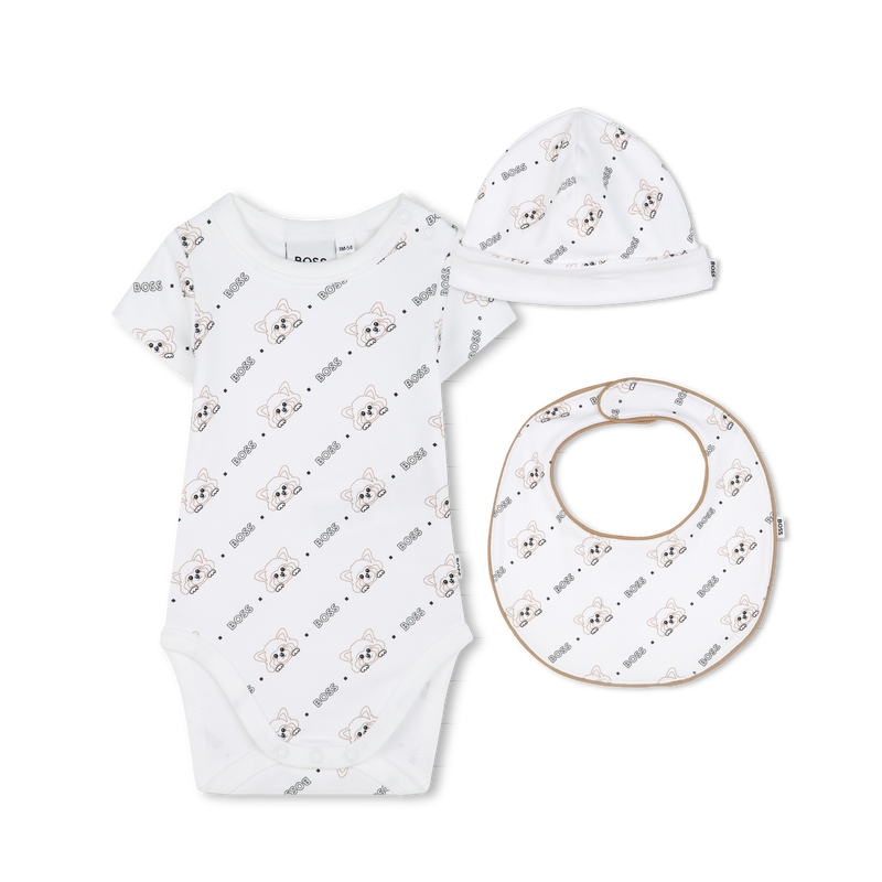 Three-piece newborn set BOSS 
                        UNISEX