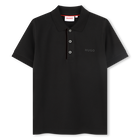 Short-sleeved piqu&eacute; polo shirt HUGO 
                    BOY