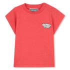 T-shirt with press stud opening KENZO KIDS 
                    GIRL