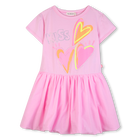 Bi-material dress BILLIEBLUSH 
                    GIRL