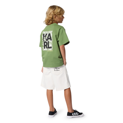 BERMUDA SHORTS WITH POCKETS KARL LAGERFELD KIDS BOY