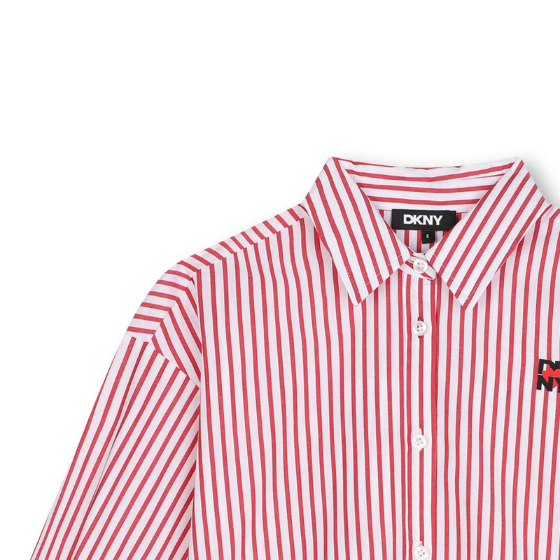 Printed striped shirt DKNY 
                        GIRL