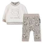 Sweatshirt and jogging bottoms set KARL LAGERFELD KIDS 
                    BOY