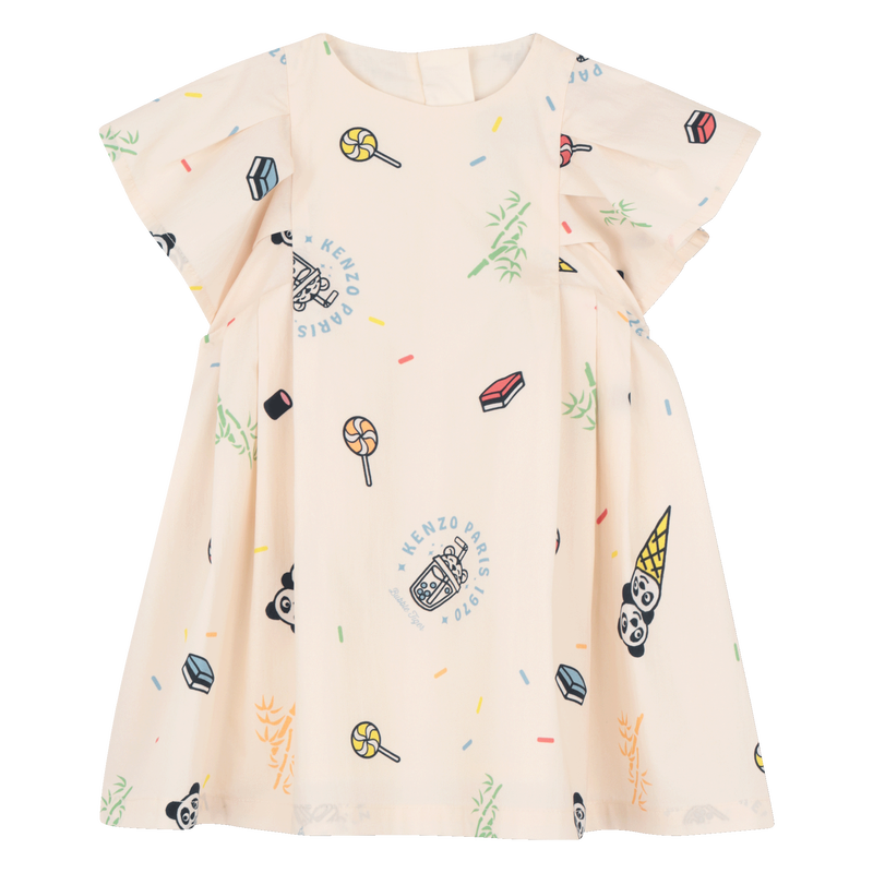 POPLIN DRESS KENZO KIDS 
                        GIRL