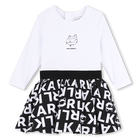 Long Sleeve Dress KARL LAGERFELD KIDS 
                    GIRL