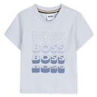 Short-sleeved t-shirt, PALE BLUE, hi-res