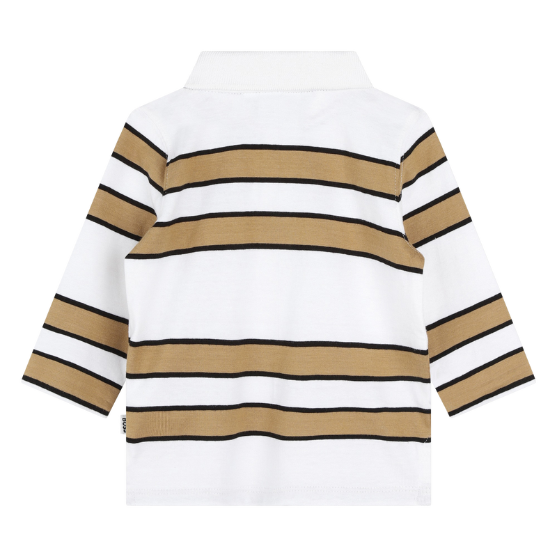 Striped Cotton Polo Shirt BOSS 
                        BOY