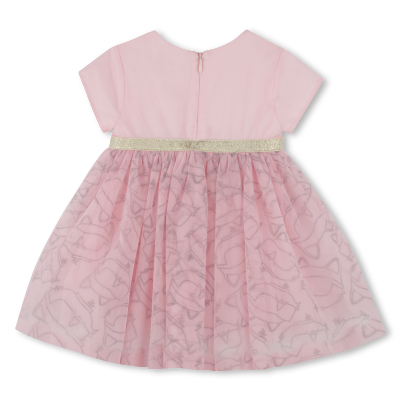 Formal dress with print KARL LAGERFELD KIDS 
                        GIRL