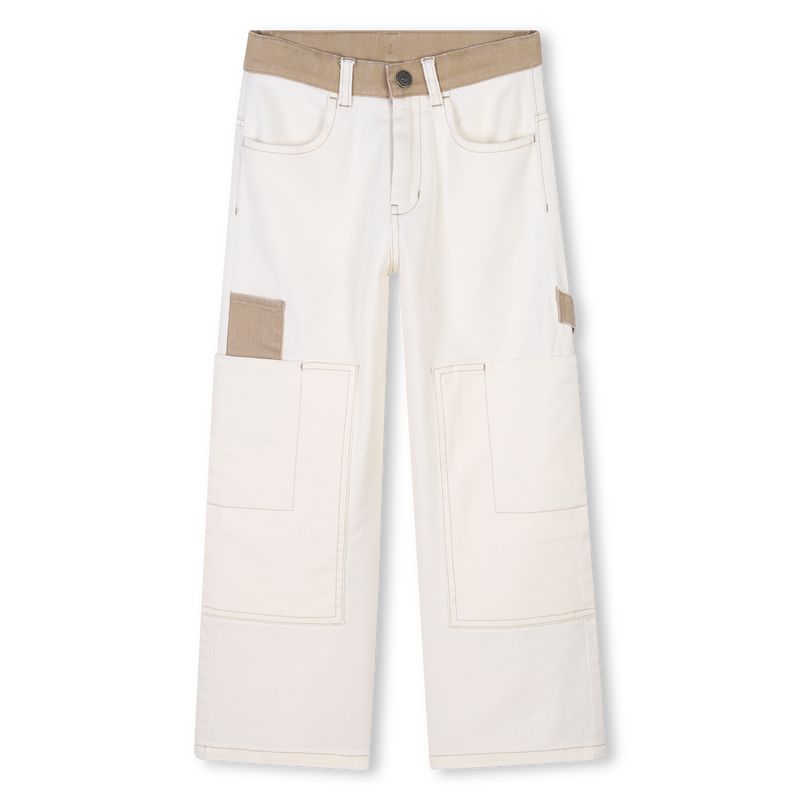 Adjustable twill trousers TIMBERLAND 
                        BOY