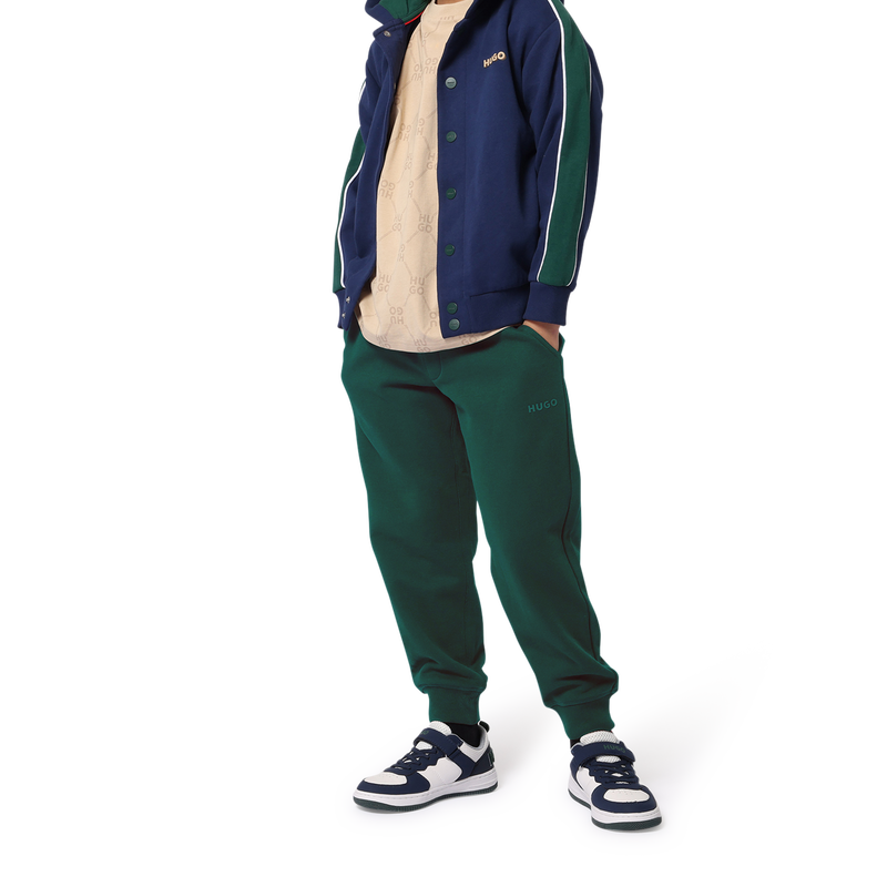 Hooded jogging cardigan HUGO 
                        BOY