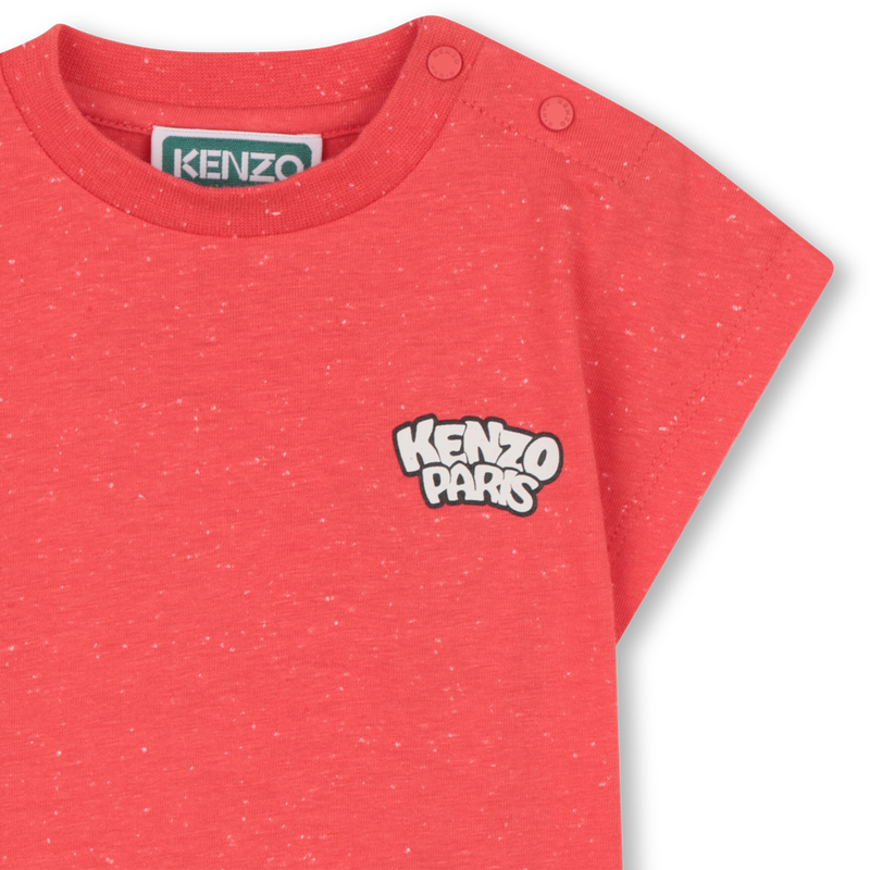 T-SHIRT WITH PRESS STUD OPENING KENZO KIDS 
                        GIRL