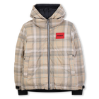 Reversible hooded down jacket HUGO 
                    BOY