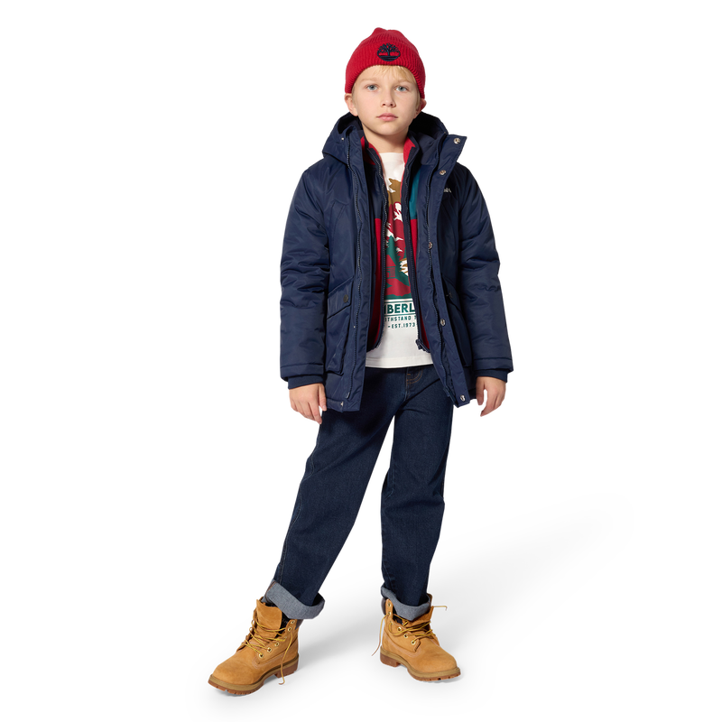 Hooded parka TIMBERLAND 
                        BOY