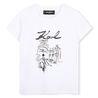 Short sleeve t-shirt KARL LAGERFELD KIDS 
                    GIRL