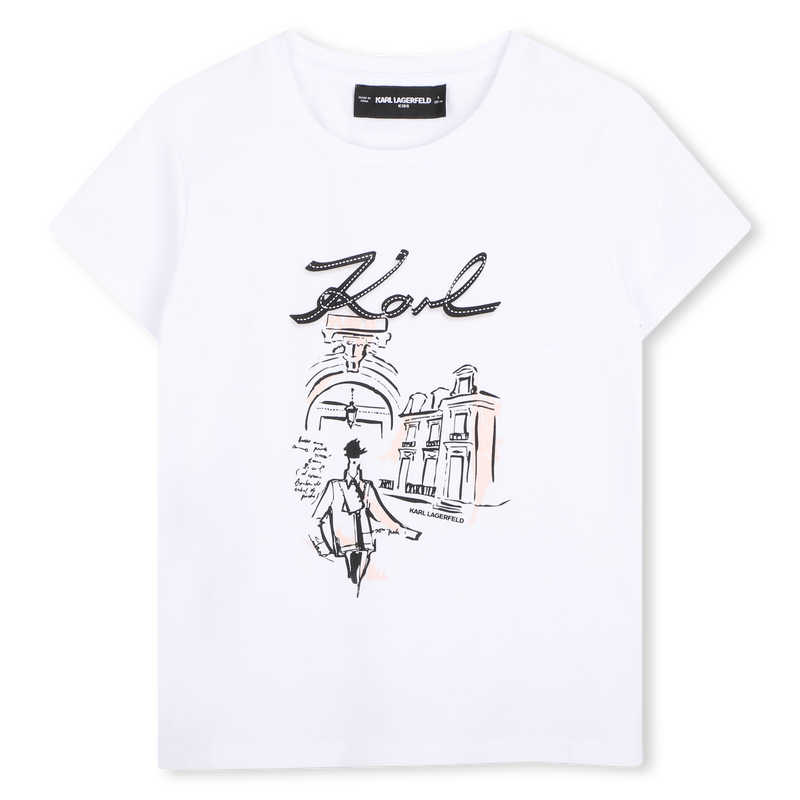 Short sleeve t-shirt KARL LAGERFELD KIDS 
                        GIRL