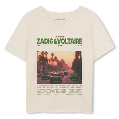 SHORT SLEEVE T-SHIRT ZADIG & VOLTAIRE BOY