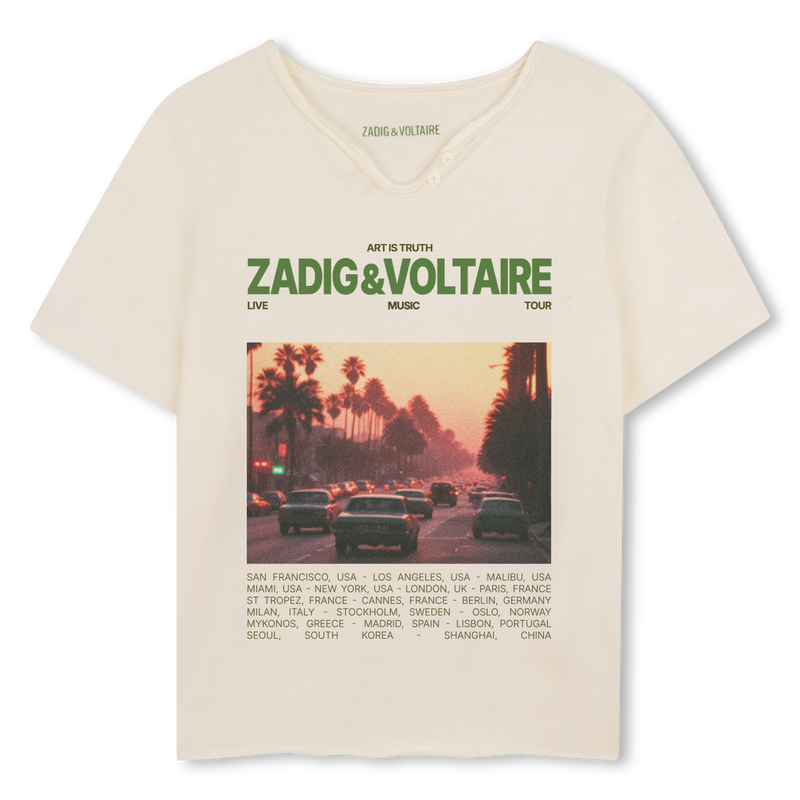 SHORT SLEEVE T-SHIRT ZADIG & VOLTAIRE 
                        BOY