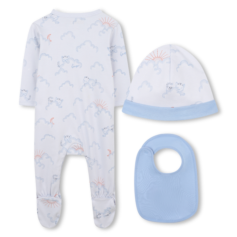 Pajama, bib and hat set KENZO KIDS 
                        BOY