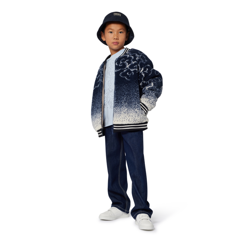 Fluffy fleece jacket KENZO KIDS 
                        UNISEX