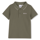 Short sleeve polo, GREEN, hi-res