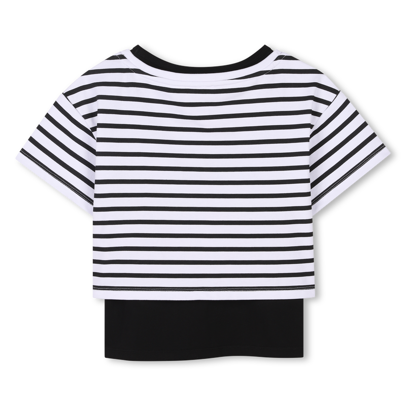 Two-in-one T-shirt with top SONIA RYKIEL 
                        GIRL