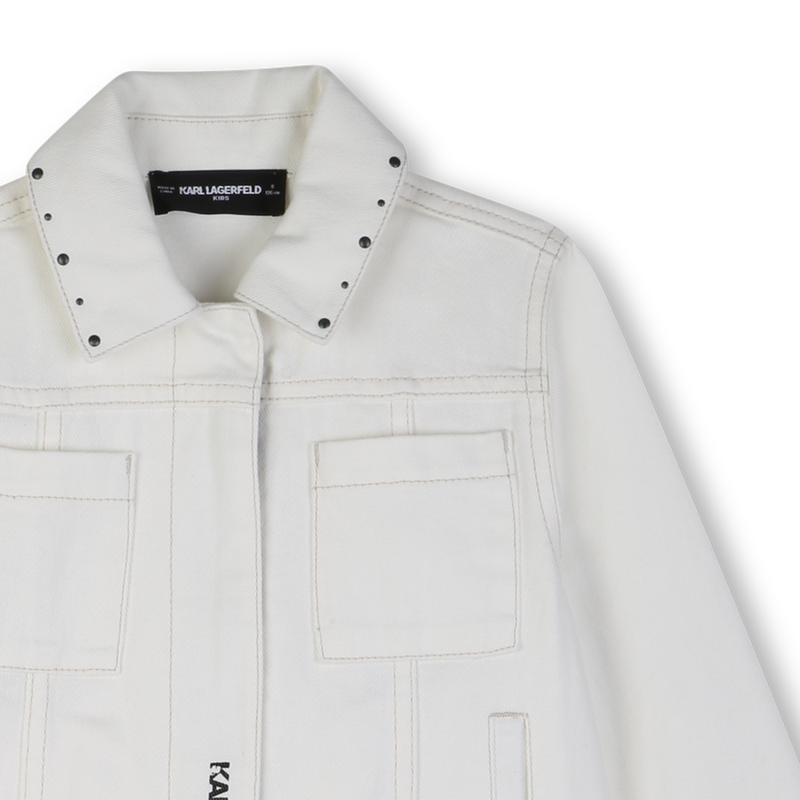 ZIPPED JACKET KARL LAGERFELD KIDS 
                        GIRL