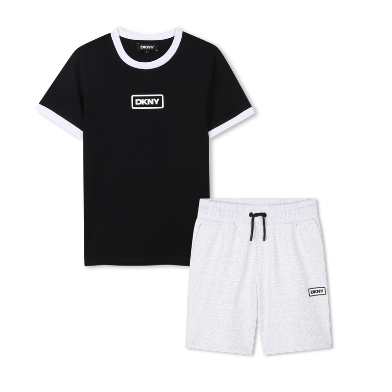 Bermuda shorts and T-shirt set DKNY 
                        BOY