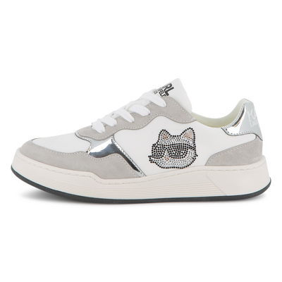 Lace-up low-top sneakers KARL LAGERFELD KIDS GIRL