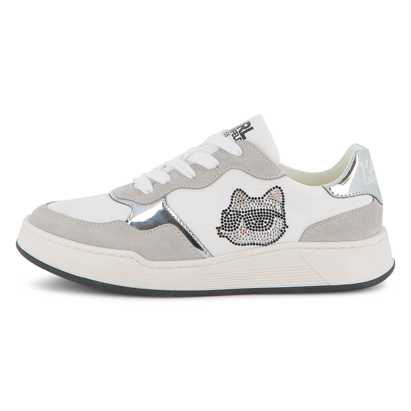 Lace-up low-top sneakers KARL LAGERFELD KIDS 
                        GIRL